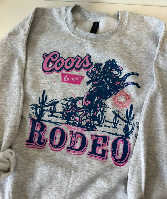 Coors Rodeo Pink Crewneck/Tee