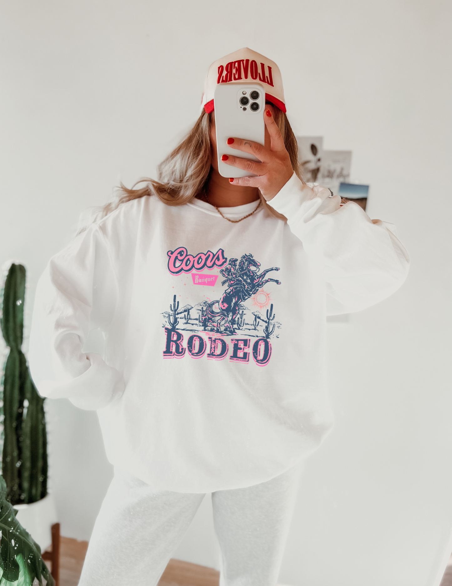 Coors Rodeo Pink Crewneck/Tee