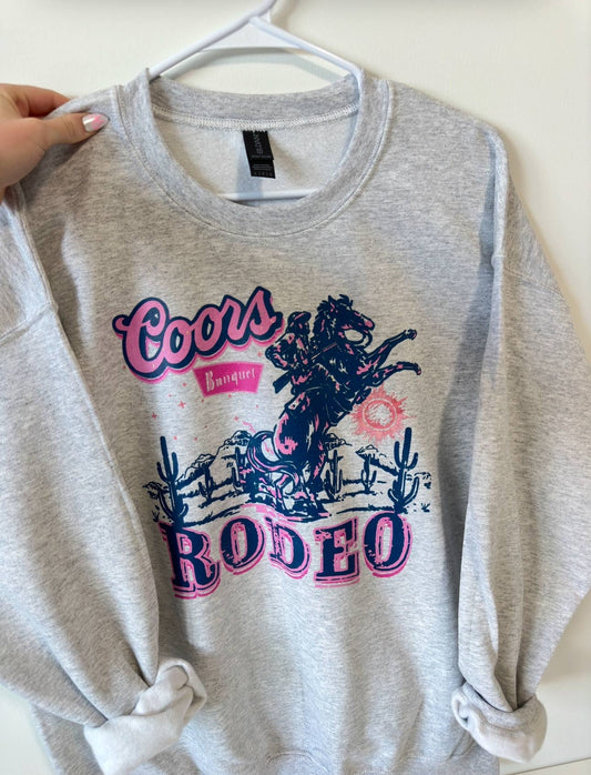 Coors Rodeo Pink Crewneck/Tee