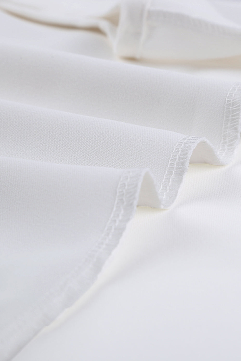 White Spaghetti Strap Buttoned Tank Top
