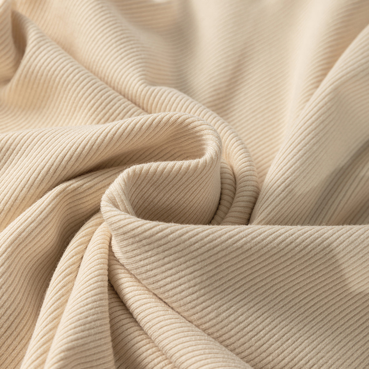 Beige Floral Lace Patchwork Long Sleeve High Neck Slim Top