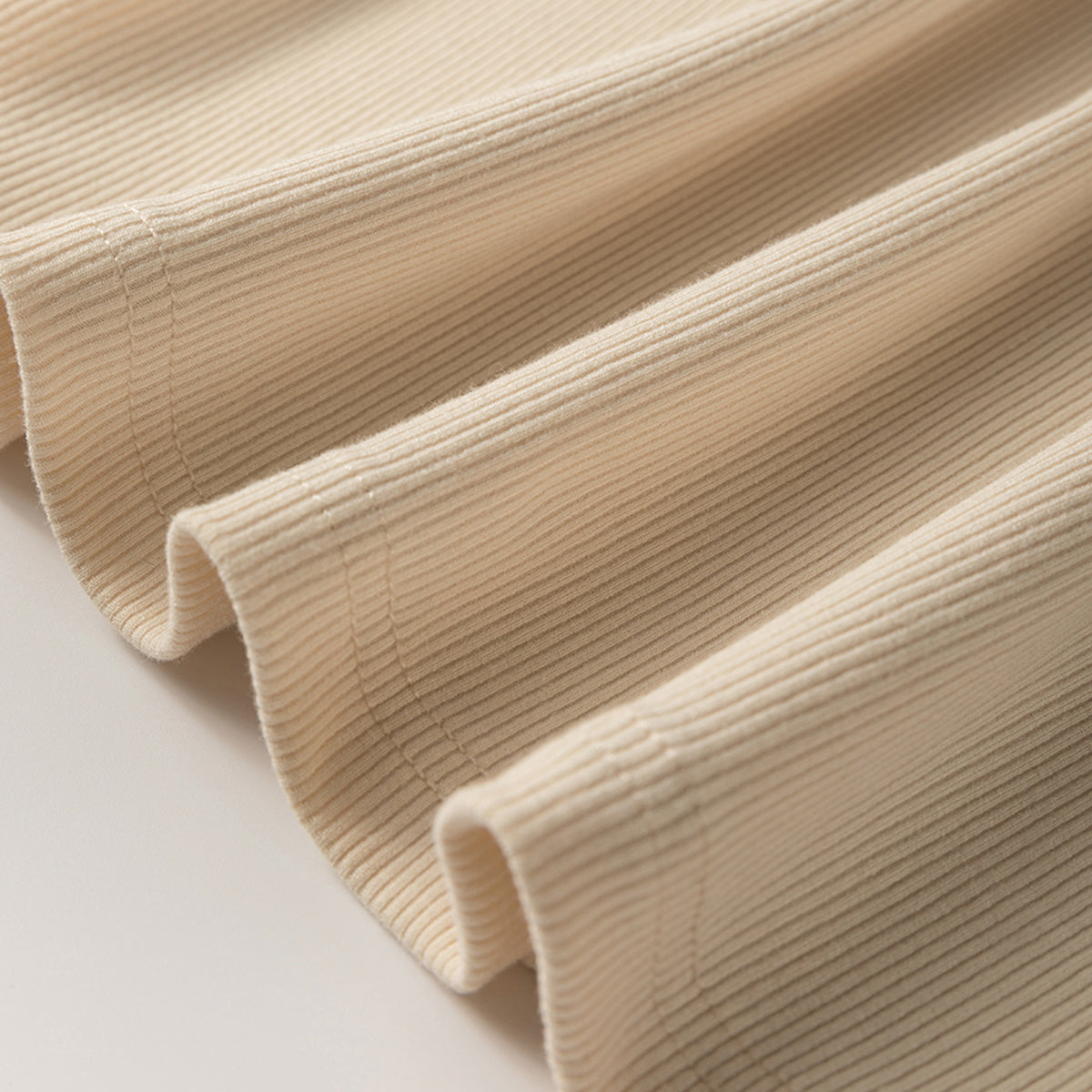 Beige Floral Lace Patchwork Long Sleeve High Neck Slim Top