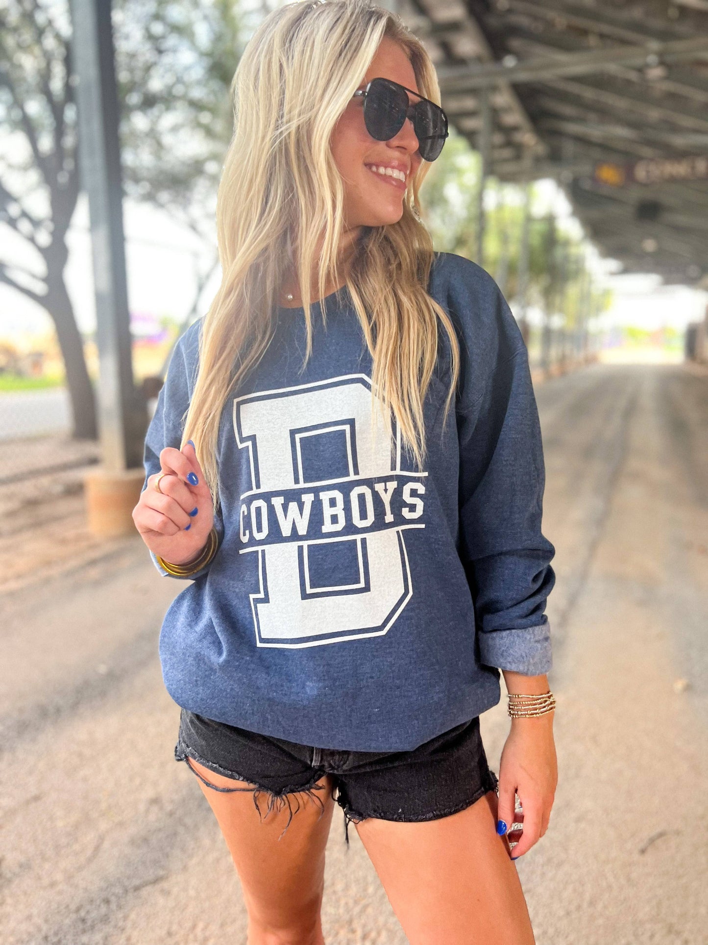 D COWBOYS Graphic Pullover